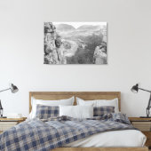 Echo Canyon die door Sioux Pass Photograp kijkt Canvas Afdruk (Insitu (Slaapkamer))