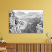 Echo Canyon die door Sioux Pass Photograp kijkt Canvas Afdruk (Insitu (Woonkamer))