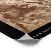 Echo Canyon gezien via Sioux Pass SD 1891 Poster (Hoek)