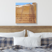 Echo Canyon, New Mexico Eerbetoon aan Moeder Aarde Canvas Afdruk (Insitu (Slaapkamer))