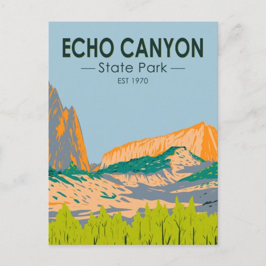 Echo Canyon State Park Nevada  Briefkaart (Voorkant)