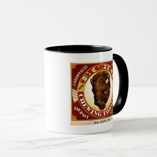  Echo Chewing Tobacco Label 1873 Mok (Voorkant rechts)