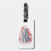 Echo Cliffs California Rock Climbing Karabiner Bagagelabel (Achterkant verticaal)