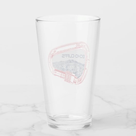 Echo Cliffs California Rock Climbing Karabiner Glas (Achterkant)