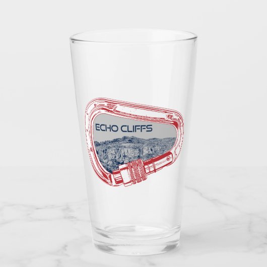 Echo Cliffs California Rock Climbing Karabiner Glas (Voorkant)