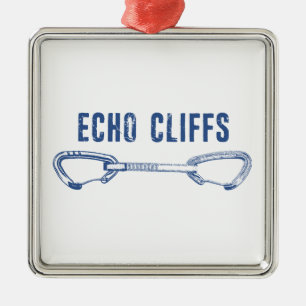 Echo Cliffs California Rock Climbing Quickdraw Metalen Ornament