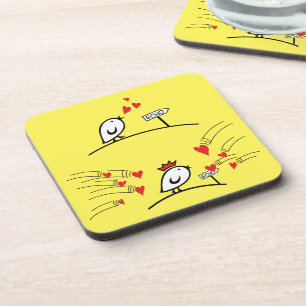 ECHO - Comic Birds Tweetlercools 1 Bier Onderzetter