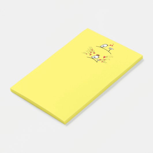 ECHO - Comic Birds Tweetlercools 1 Post-it® Notes (Schuin)