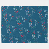 ECHO - Comic Birds Tweetlercools 2 Fleece Deken (Voorkant (Horizontaal))