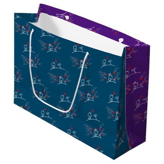 ECHO - Comic Birds Tweetlercools 2 Groot Cadeauzakje (Voorkant Gekanteld)