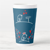 ECHO - Comic Birds Tweetlercools 2 Latte Mok (Voorkant)