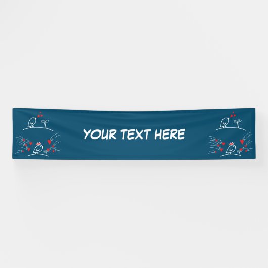 ECHO - Comic Birds Tweetlercools 2 Spandoek (Horizontaal)