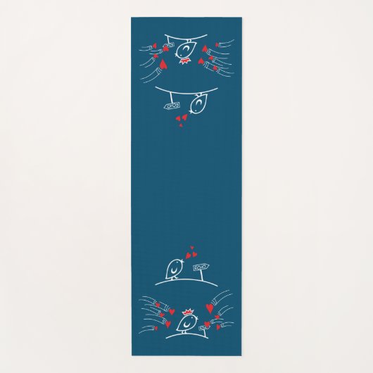 ECHO - Comic Birds Tweetlercools 2 Yogamat (Voorkant)