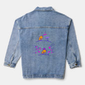 ECHO - Comic Birds Tweetlercools 3 Denim Jacket (Achterkant)
