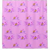 ECHO - Comic Birds Tweetlercools 3 Douchegordijn (Voorkant)