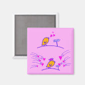 ECHO - Comic Birds Tweetlercools 3 Magneet (Voorkant / Achterkant)