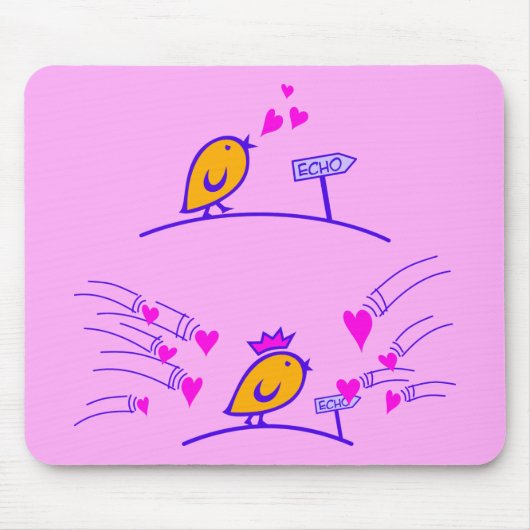 ECHO - Comic Birds Tweetlercools 3 Muismat (Voorkant)