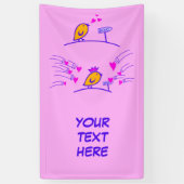 ECHO - Comic Birds Tweetlercools 3 Spandoek (Verticaal)