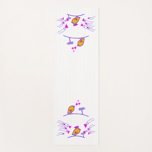 ECHO - Comic Birds Tweetlercools 3 Yogamat (Voorkant)