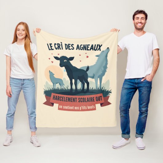 Echo Contre l’Oppression - Badge #BalanceTonTyra Fleece Deken (In situ)