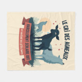 Echo Contre l’Oppression - Badge #BalanceTonTyra Fleece Deken (Voorkant (Horizontaal))