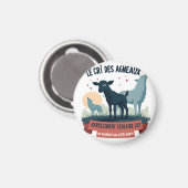 Echo Contre l’Oppression - Badge #BalanceTonTyra Magneet (Voorkant / Achterkant)