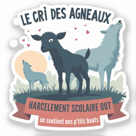 Echo Contre l’Oppression - Badge #BalanceTonTyra Sticker (Voorkant)