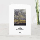 Echo (EKKO op de Fjord) Feestdagen Kaart (Achterkant)