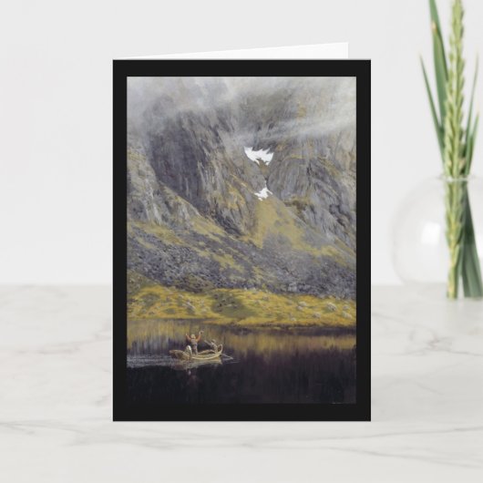 Echo (EKKO op de Fjord) Feestdagen Kaart (Voorkant)