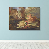 Echo en Narcissus Canvas Afdruk (Insitu (Houten vloer))
