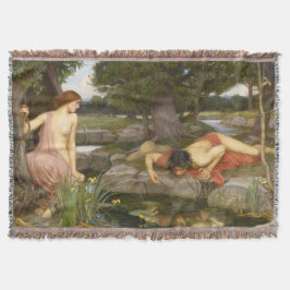 Echo en Narcissus door John William Waterhouse Deken