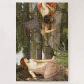 Echo en Narcissus door John William Waterhouse Legpuzzel (Verticaal)