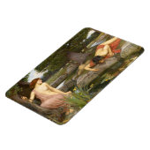 Echo en Narcissus door John William Waterhouse Magneet (Linkerzijde)