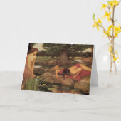 Echo en Narcissus Kaart (Gele Bloem)