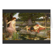 Echo- en Narcissus van pre-Raphaelite (Voorkant Horizontaal)