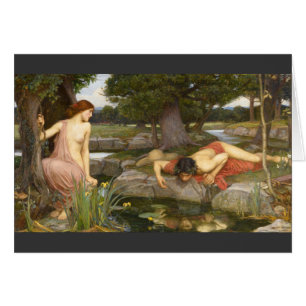 Echo- en Narcissus van pre-Raphaelite