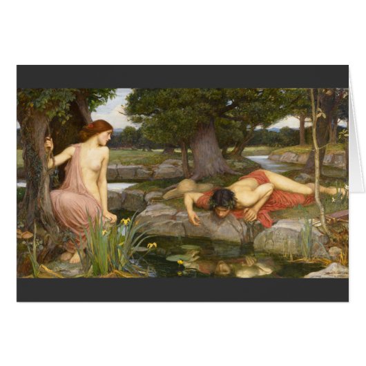 Echo- en Narcissus van pre-Raphaelite (Voorkant Horizontaal)