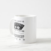 Echo Eyes Superpower (grijs) Koffiemok (Voorkant links)