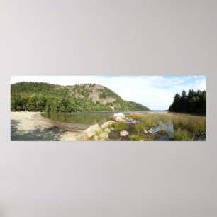 Echo Lake Beach in Acadia National Park Poster