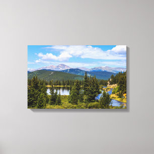 Echo Lake, Colorado Canvas Afdruk