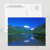 Echo Lake Franconia Notch Briefkaart (Voorkant / Achterkant)