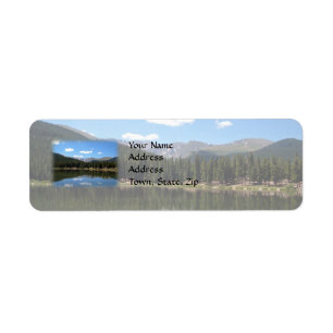 Echo Lake Mt Evans Colorado Etiket