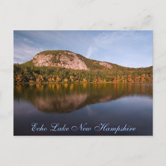 Echo Lake New Hampshire Briefkaart (Voorkant)