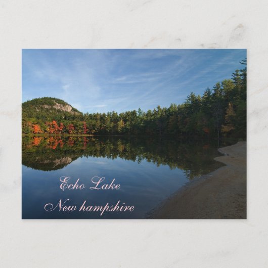Echo Lake New Hampshire Briefkaart (Voorkant)
