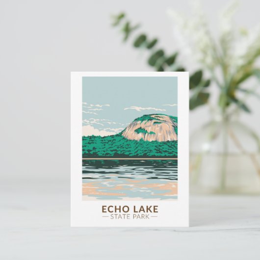 Echo Lake State Park New Hampshire  Briefkaart (Staand voorkant)