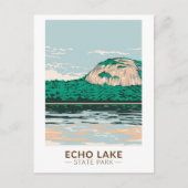 Echo Lake State Park New Hampshire Briefkaart (Voorkant)
