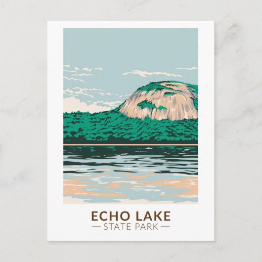 Echo Lake State Park New Hampshire Briefkaart (Voorkant)