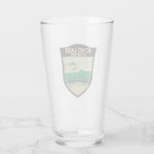 Echo Lake State Park New Hampshire Glas (Achterkant)