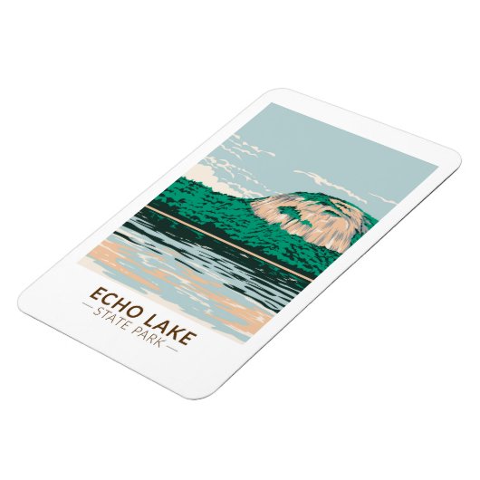 Echo Lake State Park New Hampshire  Magneet (Linkerzijde)