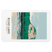 Echo Lake State Park New Hampshire  Magneet (Horizontaal)